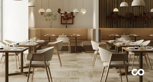 Moquette de restaurant exemple