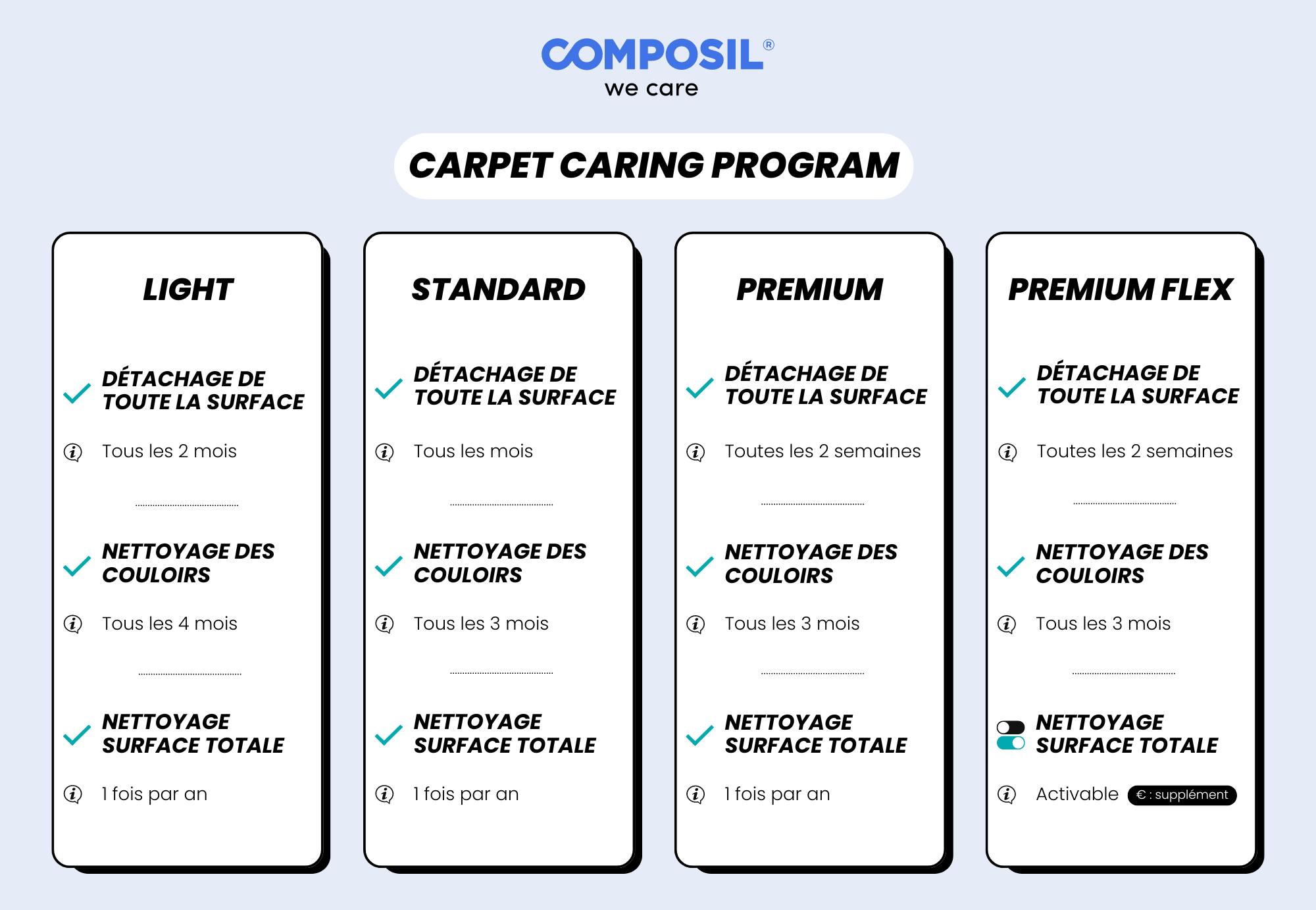 carpet cleaning program- composil