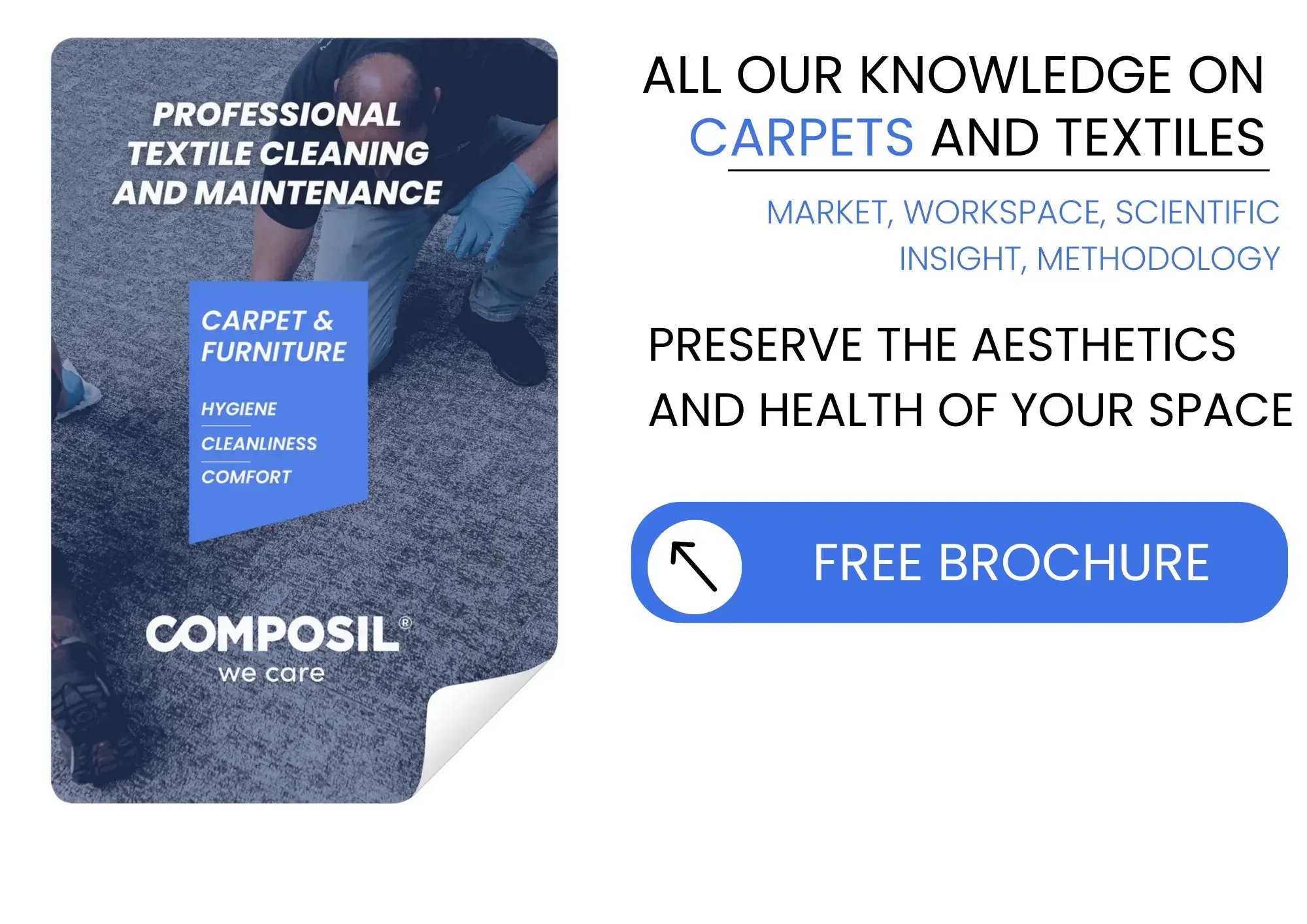 Free brochure professionnal carpet cleaning