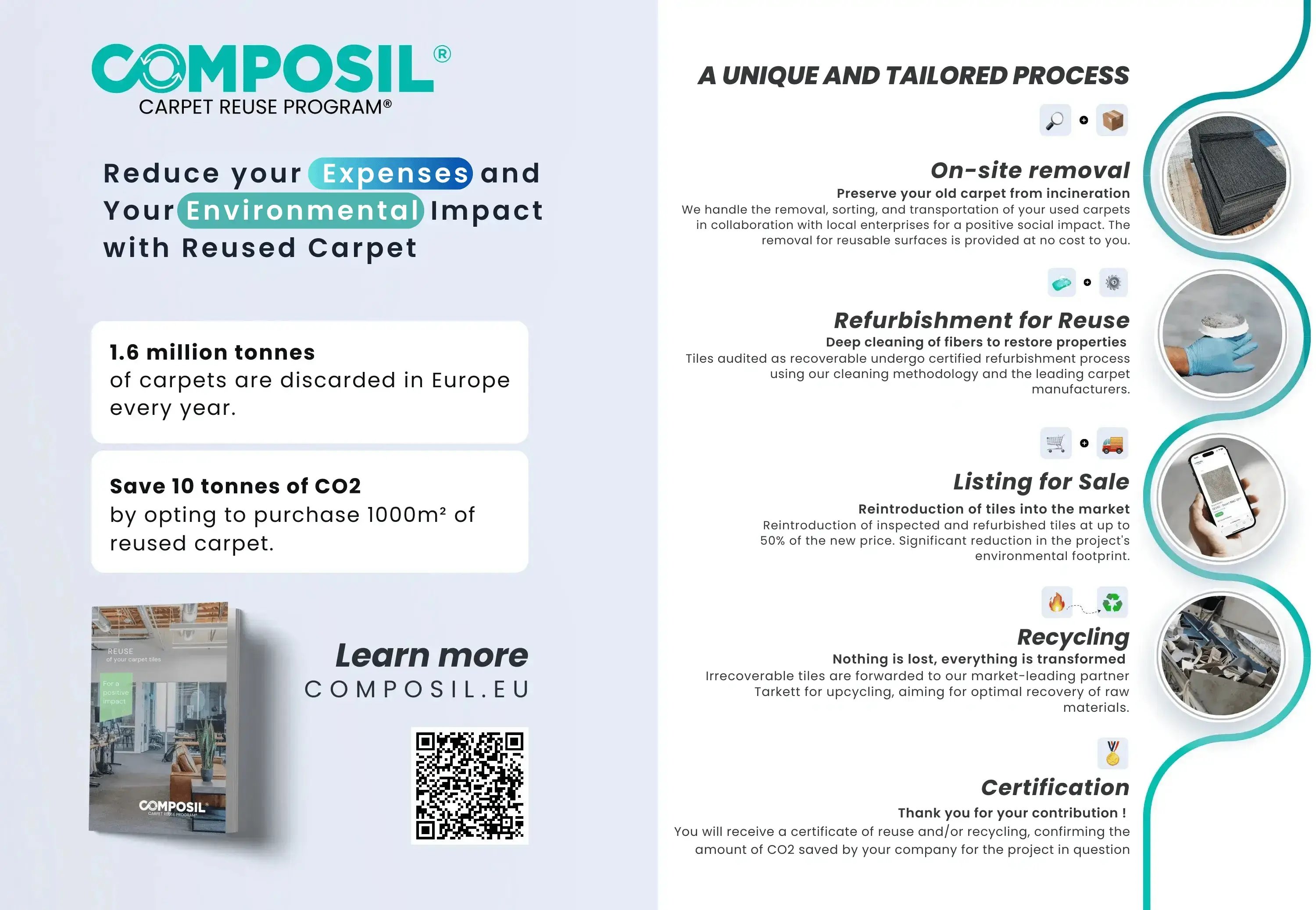 Carpet reuse program Composil