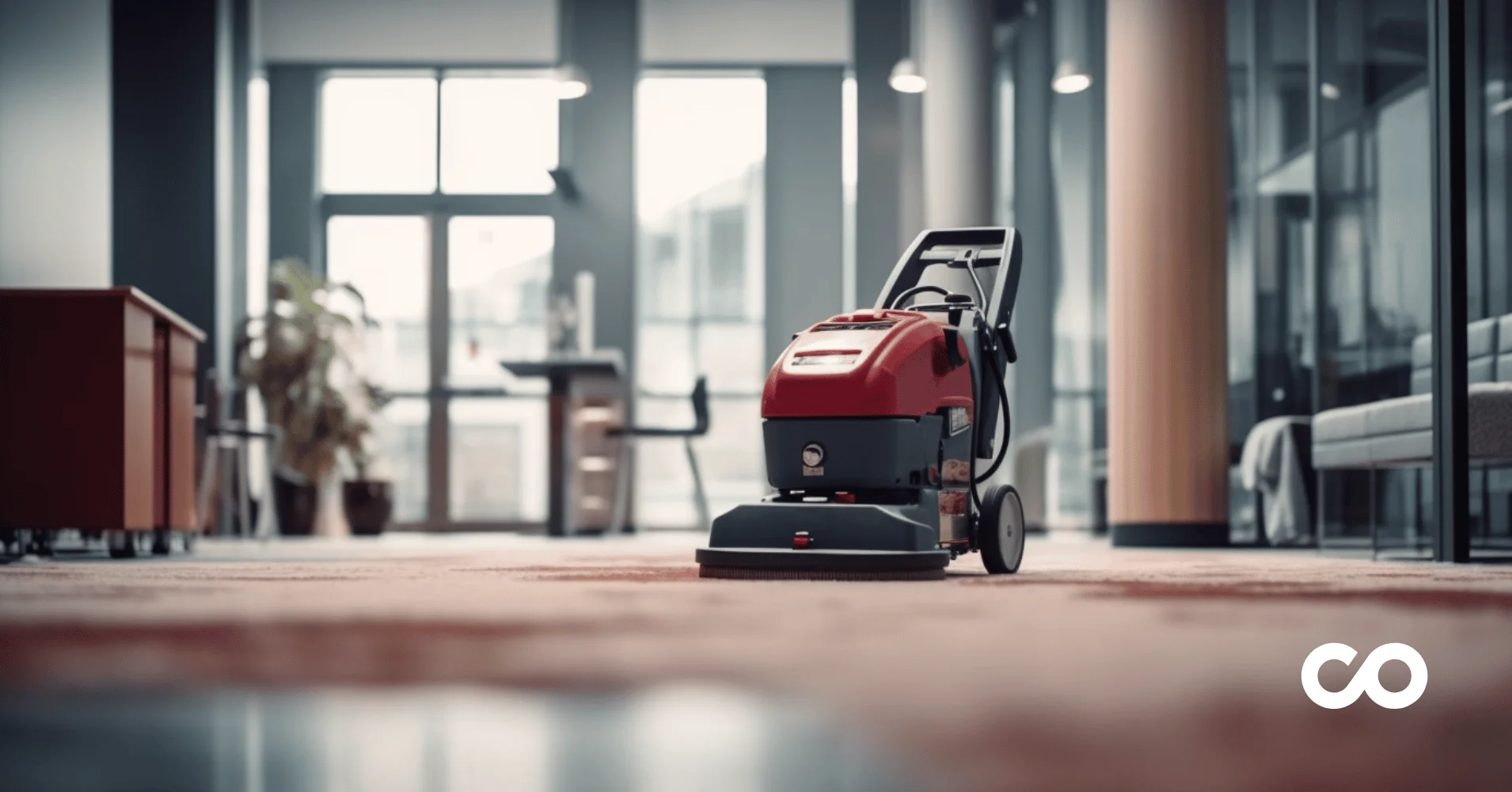Carpet cleaning machine adapted for carpets
